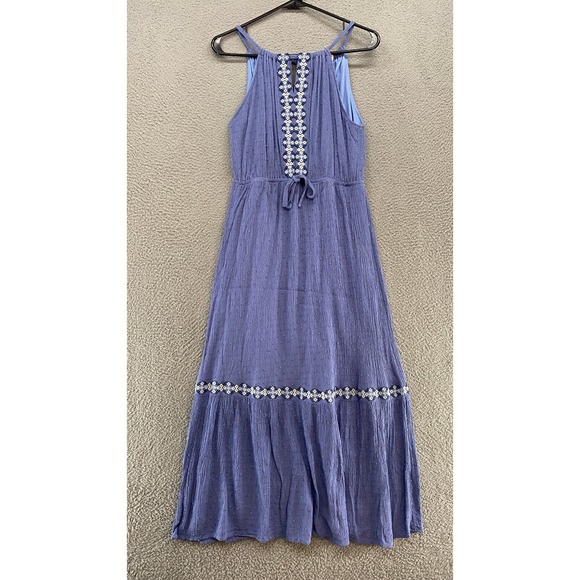 Lucky Brand Dresses & Skirts - Lucky Brand Midi / Maxi Dress Womens Medium Peasant Cottagecore Prairie Boho